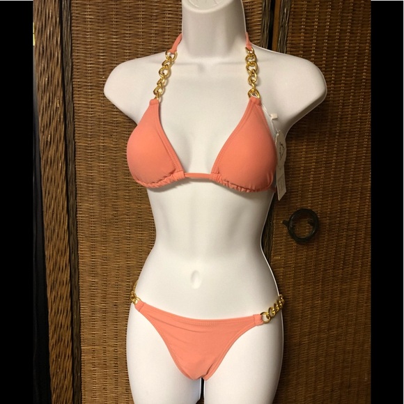 NWT🌸TOP MELON 🌸STRING&CHAIN BIKINI​ - Picture 2 of 8